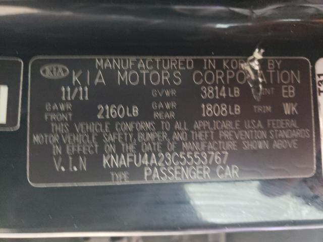 2012 KIA FORTE EX KNAFU4A23C5553767