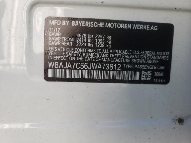 2018 BMW 530 XI WBAJA7C56JWA73812