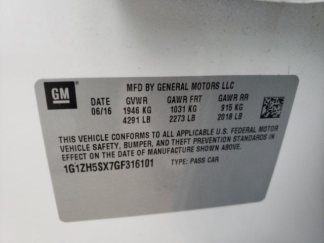 2016 CHEVROLET MALIBU PRE 1G1ZH5SX7GF316101