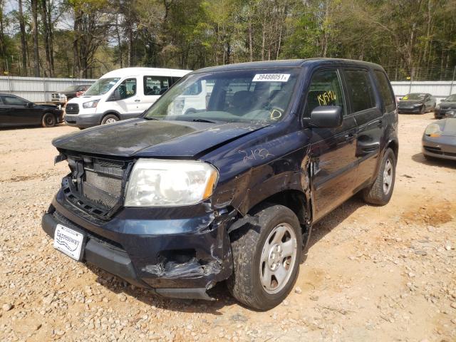 2010 HONDA PILOT LX 5FNYF4H25AB010833