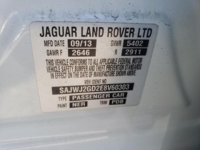 2014 JAGUAR XJL PORTFO SAJWJ2GD2E8V60303