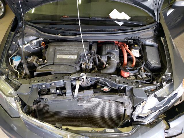 2012 HONDA CIVIC HYBR JHMFB4F2XCS005332