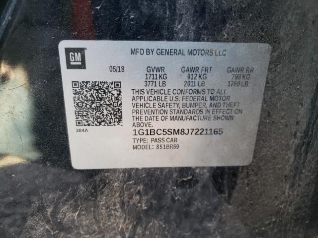 2018 CHEVROLET CRUZE LS 1G1BC5SM8J7221165