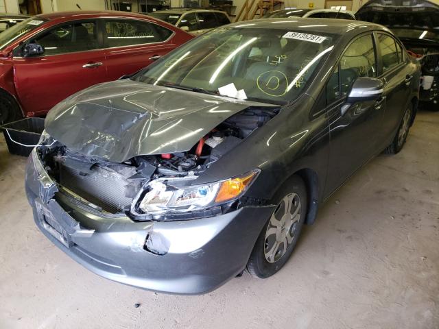 2012 HONDA CIVIC HYBR JHMFB4F2XCS005332