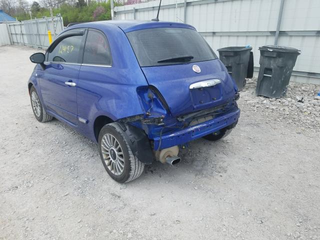 2012 FIAT 500 LOUNGE 3C3CFFCR4CT386345