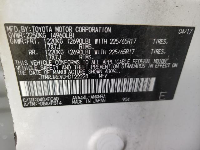 2017 TOYOTA RAV4 HV LE JTMRJREV0HD122228