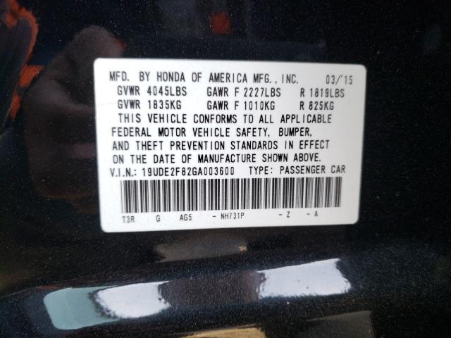2016 ACURA ILX PREMIU 19UDE2F82GA003600