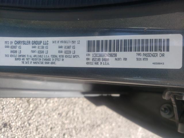 2012 CHRYSLER 200 TOURIN 1C3CCBBG6CN298298