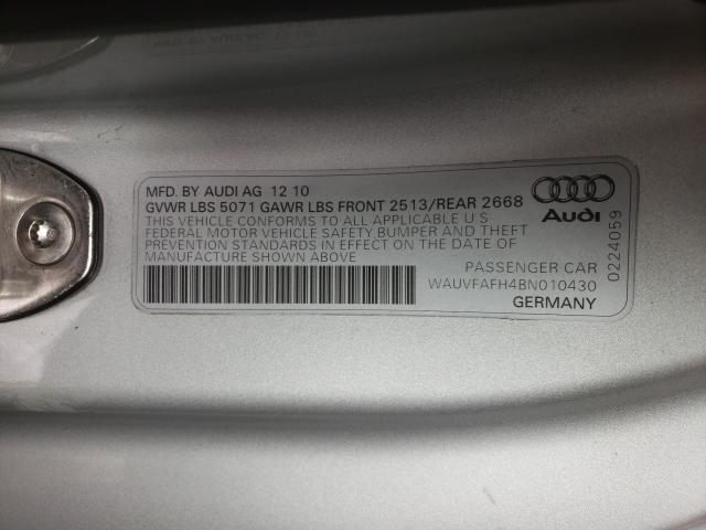 2011 AUDI A5 PRESTIG WAUVFAFH4BN010430
