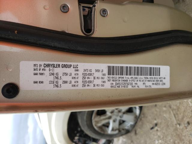 2011 DODGE JOURNEY MA 3D4PG1FG7BT567335