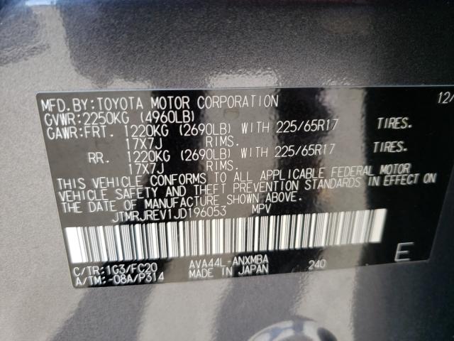 2018 TOYOTA RAV4 HV LE JTMRJREV1JD196053
