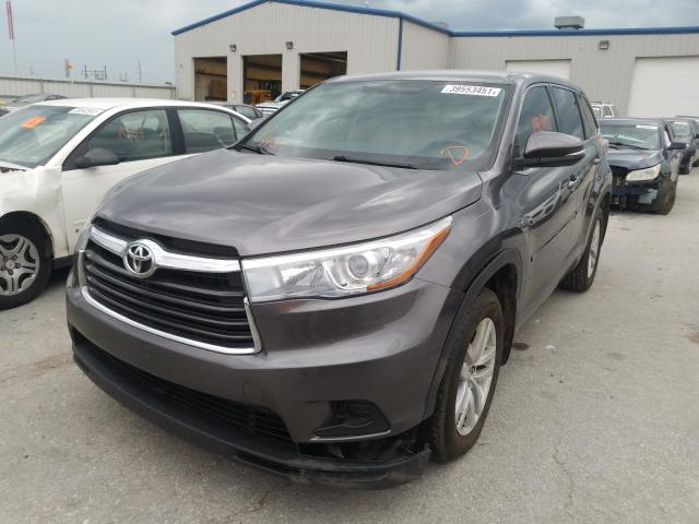 VIN 5TDZARFH0FS014007 2015 Toyota Highlander, LE no.2