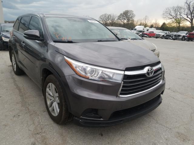 VIN 5TDZARFH0FS014007 2015 Toyota Highlander, LE no.1