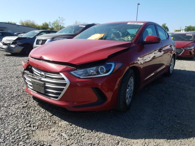 2017 HYUNDAI ELANTRA SE 5NPD74LF5HH201704