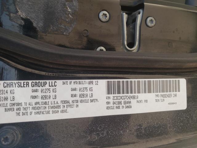 2012 CHRYSLER 300 LIMITE 2C3CCACG7CH249810