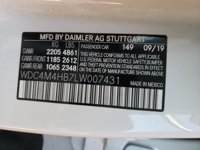 2020 MERCEDES-BENZ GLB 250 4M WDC4M4HB7LW007431