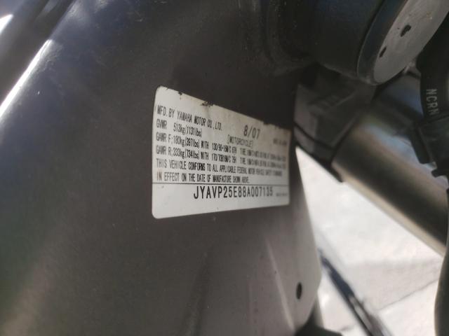 2008 YAMAHA XVS1300 CT JYAVP25E88A007135