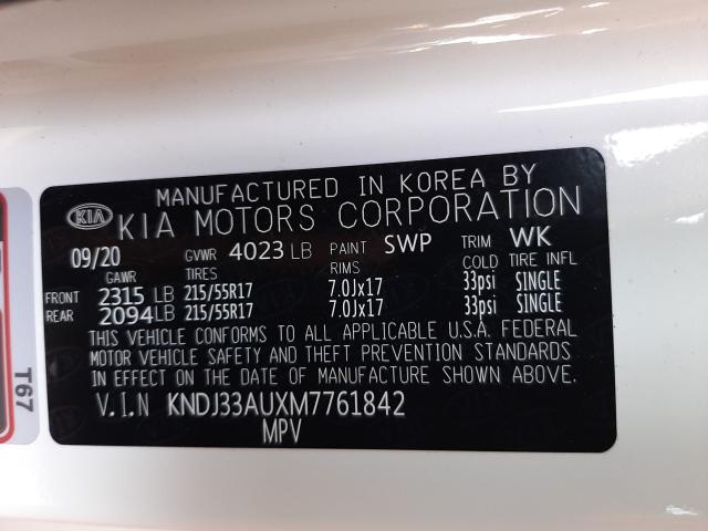 2021 KIA SOUL EX KNDJ33AUXM7761842