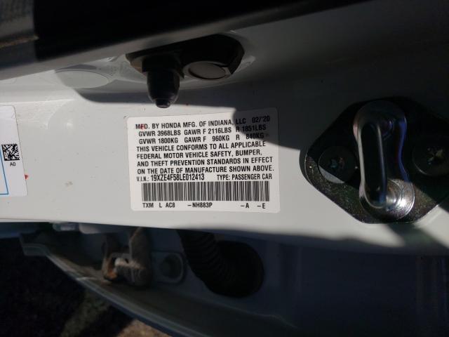 2020 HONDA INSIGHT EX 19XZE4F58LE012413