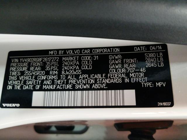2015 VOLVO XC60 T6 R- YV4902RG8F2617272