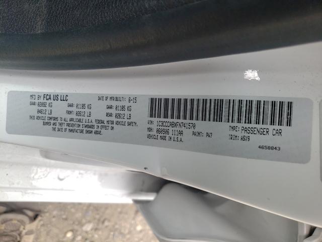 2015 CHRYSLER 200 LIMITE 1C3CCCABXFN741570