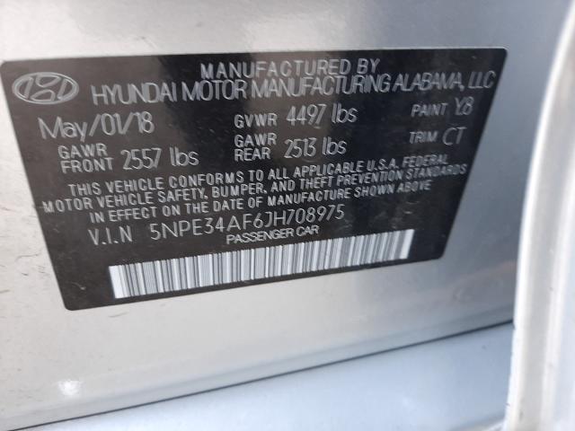 2018 HYUNDAI SONATA SPO 5NPE34AF6JH708975