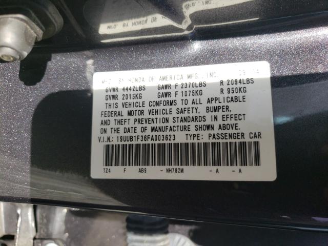 2015 ACURA TLX 19UUB1F36FA003623