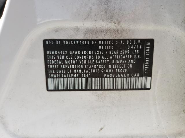 2014 VOLKSWAGEN JETTA TDI 3VWPL7AJ4EM619661