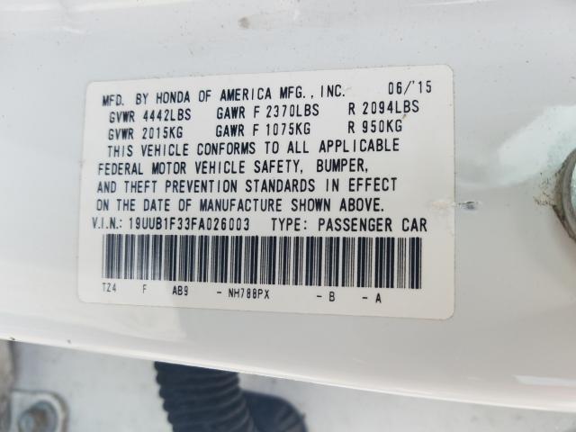 2015 ACURA TLX 19UUB1F33FA026003