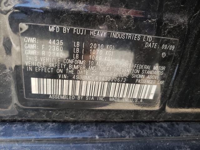 2010 SUBARU LEGACY 4S3BMCL69A3220672