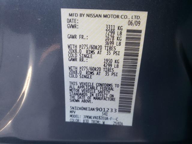 2010 INFINITI QX56 5N3ZA0NE1AN901233