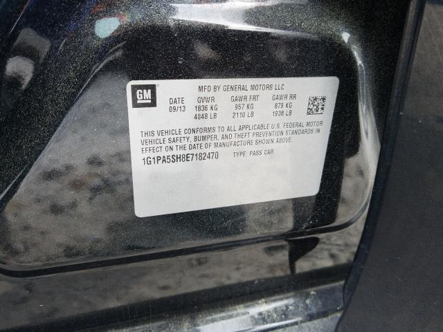 2014 CHEVROLET CRUZE LS 1G1PA5SH8E7182470