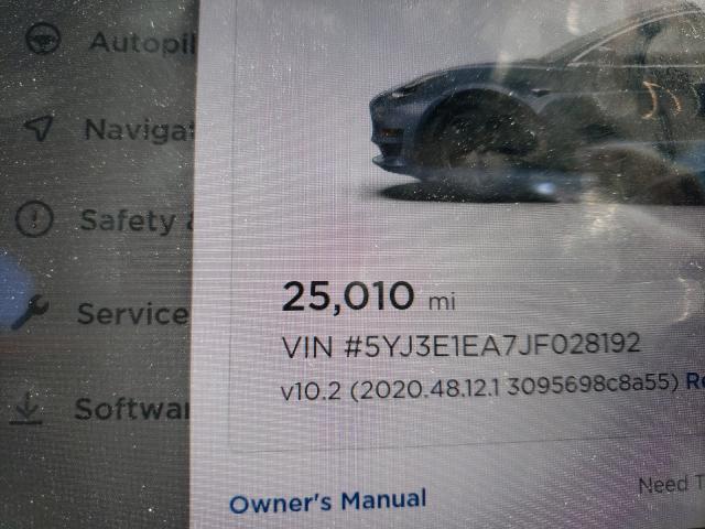 2018 TESLA MODEL 3 5YJ3E1EA7JF028192