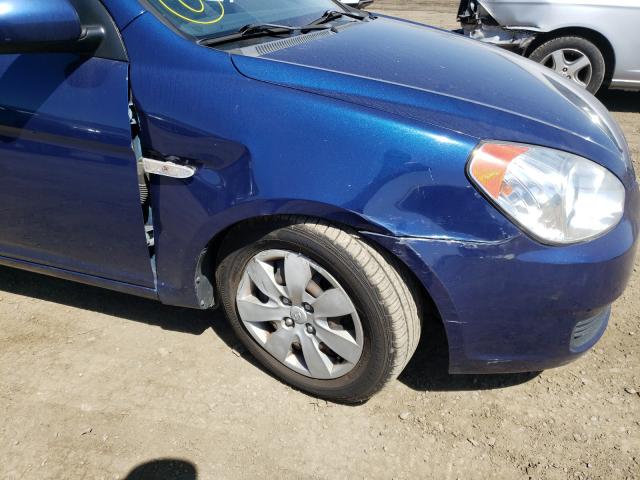 2010 HYUNDAI ACCENT BLU KMHCM3ACXAU165586