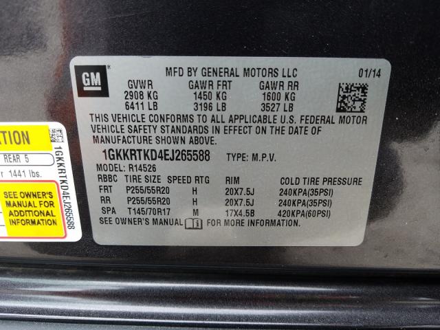 2014 GMC ACADIA DEN 1GKKRTKD4EJ265588