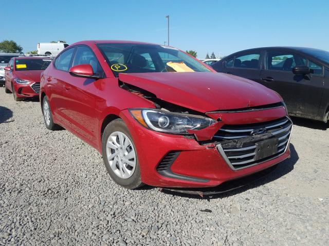 2017 HYUNDAI ELANTRA SE 5NPD74LF5HH201704