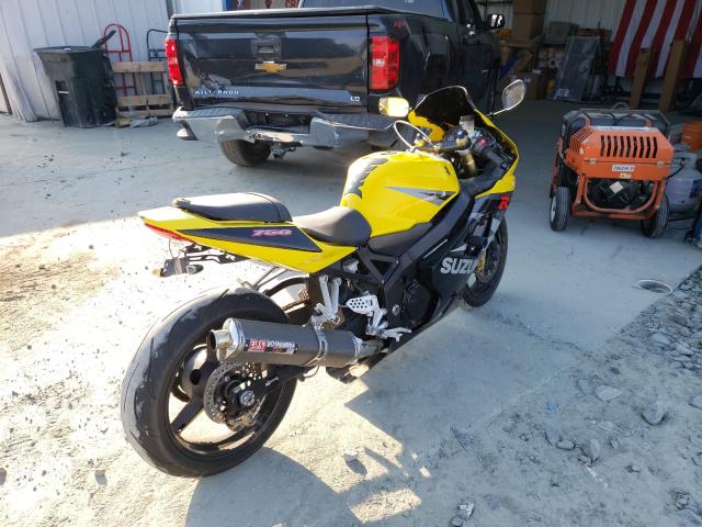2004 SUZUKI GSX-R750 K JS1GR7JA542106095