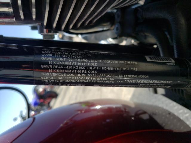 2015 HARLEY-DAVIDSON FLHX STREE 1HD1KBM36FB625819