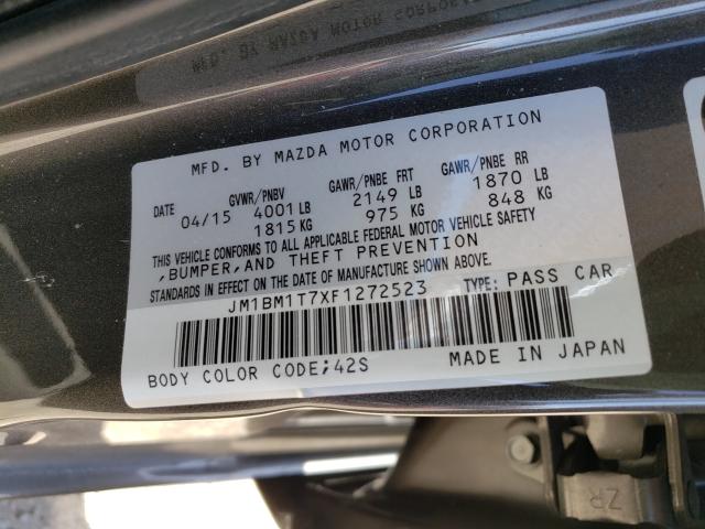 2015 MAZDA 3 SV JM1BM1T7XF1272523