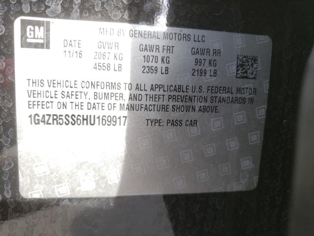 2017 BUICK LACROSSE P 1G4ZR5SS6HU169917