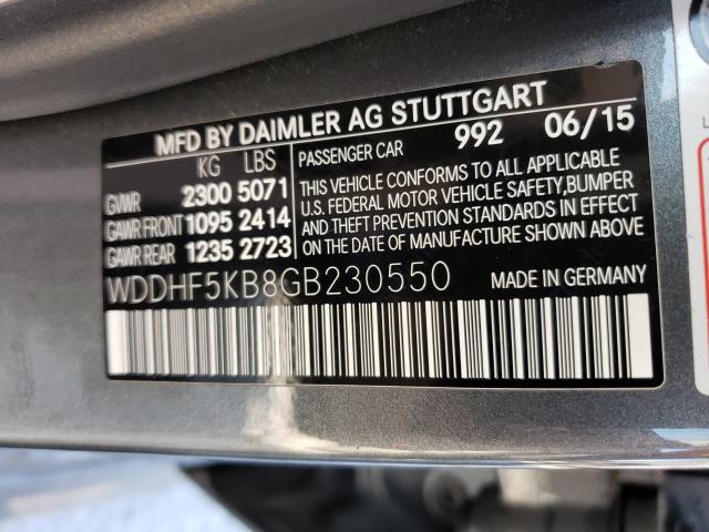 2016 MERCEDES-BENZ E 350 WDDHF5KB8GB230550