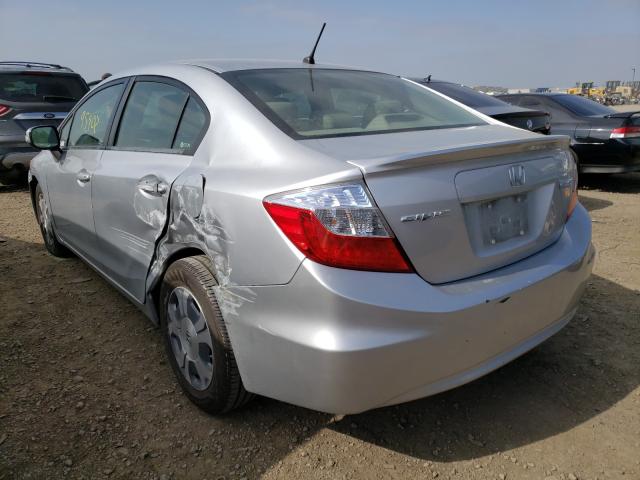 2012 HONDA CIVIC HYBR JHMFB4F30CS001590