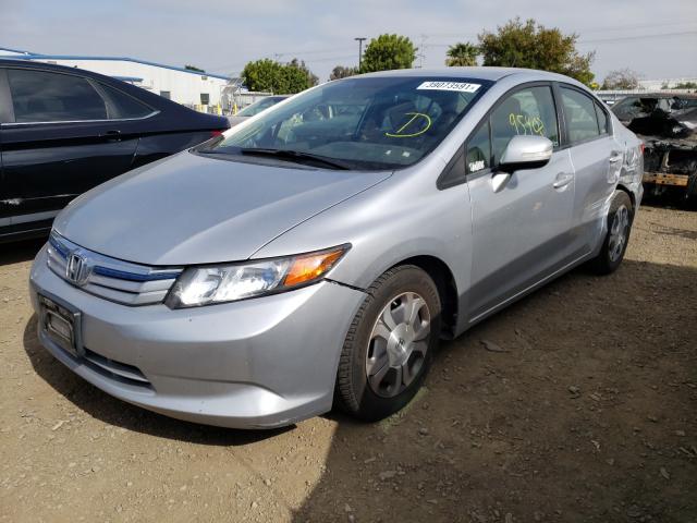 2012 HONDA CIVIC HYBR JHMFB4F30CS001590
