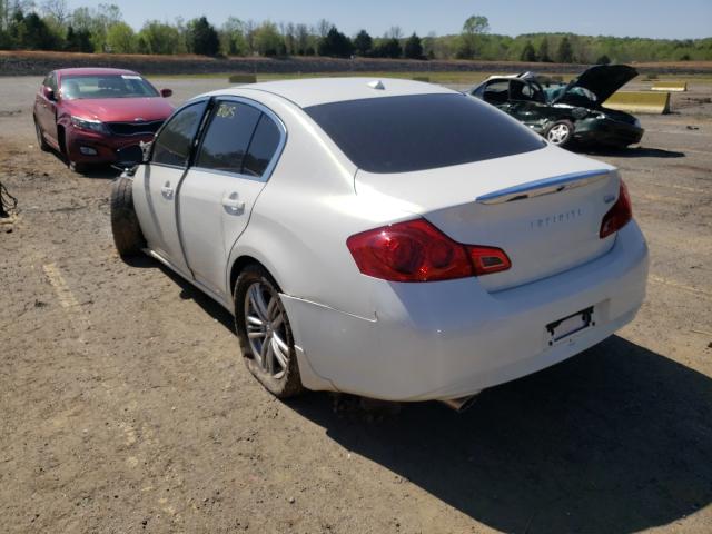2012 INFINITI G25 JN1DV6AR3CM861434