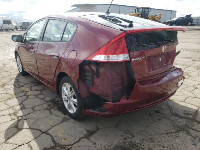 2010 HONDA INSIGHT EX JHMZE2H73AS041412
