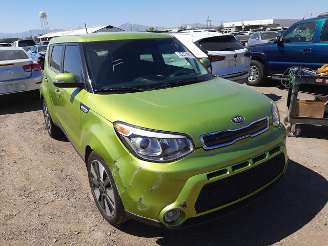 Kia Soul 2014 зелёная