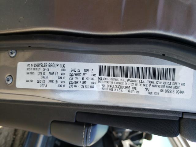 2014 JEEP CHEROKEE L 1C4PJLCS4EW143595