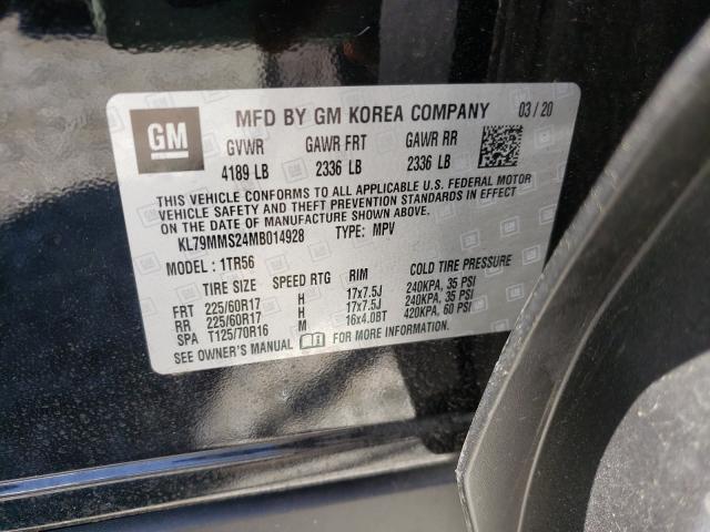 2021 CHEVROLET TRAILBLAZE KL79MMS24MB014928