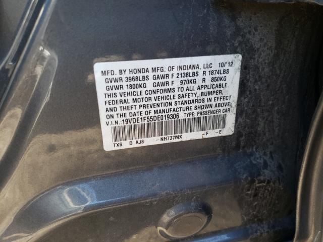 2013 ACURA ILX 20 PRE 19VDE1F55DE019306