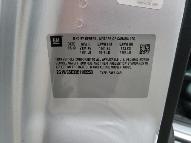 2014 CHEVROLET IMPALA LIM 2G1WC5E33E1102253